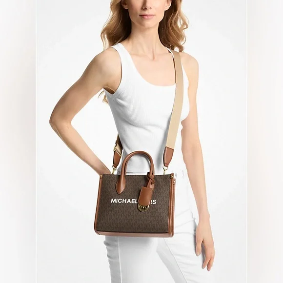 Michael Kors Mirella Small Signature Logo Crossbody Bag